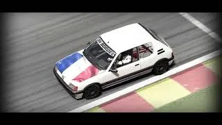 Miniature : Sortie SPA avec la Gauloise  SLEEPER de GUERRE ! @OHBORDELYT 205 gti T16 Peugeot