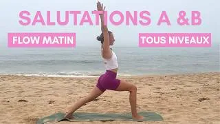 Miniature : Routine Yoga Matin 10 min | Salutations au Soleil A & B | Débutant & Intermédiaire