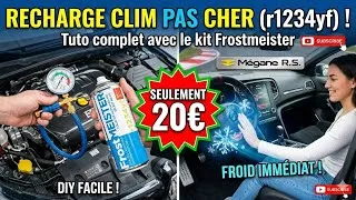 Miniature : Recharge Clim Pas Cher : Comment le faire soi-même pour 20€ !