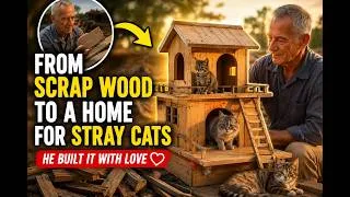 Miniature : No One Expected This… Until He Finished Building It for Stray Cats
