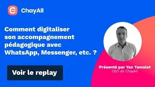 Miniature : Comment digitaliser son accompagnement pédagogique avec WhatsApp, Messenger etc. ? 🗨🎓