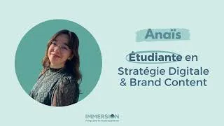 Miniature : Episode 2 - Anaïs, étudiante en stratégie digitale & brand content [PODCAST]