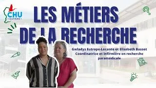 Miniature : Gwladys Eutrope-Lecante et Elisabeth Basset, coordinatrice et infirmière en recherche paramédicale