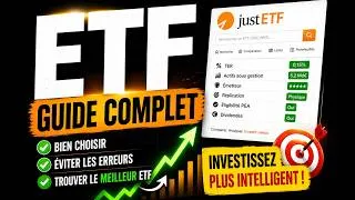 Miniature : Comment choisir le MEILLEUR ETF ? Mes critères de sélection (+ Tuto JustETF pas à pas)
