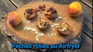 Miniature : Pêches rôties au Airfryer 