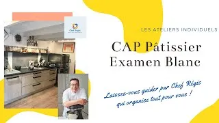 Miniature : CAP pâtissier examen Blanc, atelier individuel avec Chef Régis