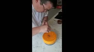 Miniature : Glaçage orange cornet chocolat by Chef Régis