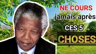 Miniature : Les 5 Choses Qu'il Ne Faut Jamais courir après si on veux vraiment réussir