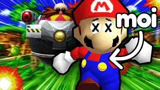 Miniature : J'ai FINI ce jeu SONIC en étant MARIO ( c'était horrible! )