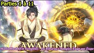 Miniature : Parties 1 à 11 - Martial Peak (Fin Complète) - Du Rebut au Champion Étape par Étape – Résumé Manhwa