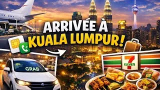 Miniature : Premiers Pas en Malaisie 🇲🇾 | Mon Arrivée à Kuala Lumpur (Aéroport, Grab, Food & 7-Eleven)