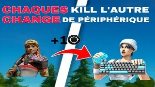 Miniature : à CHAQUE KILL qu'on fait L'AUTRE CHANGE de PÉRIPHÉRIQUE avec Quent1ap !