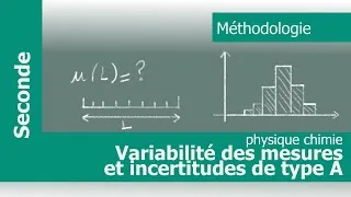 Miniature : Incertitude de type A : Incertitude-type d'une série de mesures