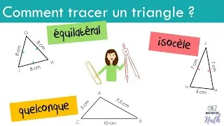 Miniature : Tracer un triangle isocèle, équilatéral ou quelconque