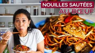 Miniature : Nouilles sautées au bœuf comme au restaurant -  3 astuces de chef qui changent tout 🍜