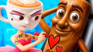 Miniature : Le Salon De Tatouage De Ballerina Cappuccina & Espressona Seniora Pour Super-Héros!
