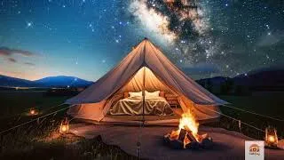 Miniature : Glamping Étoilé sous Voie Lactée ⛺✨ Feu de Camp & Sons Nature | Sommeil Profond 4H