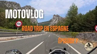 Miniature : Motovlog #8 – Retour en France et fin du road trip | Road Trip Espagne