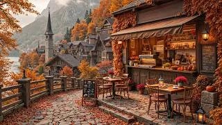 Miniature : Happy Fall Jazz at Hallstatt Coffee Shop Ambience 🍂 Relaxing Piano Jazz Music for Stress Relief