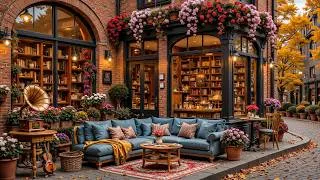 Miniature : Happy Morning Jazz at Street Coffee Shop Ambience ~ Soft Bossa Nova Jazz Music for Relaxing