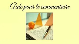 Miniature : BAC Français – Méthode du commentaire de texte ✍️ | Révisions