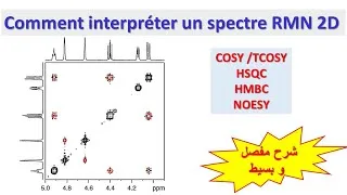 Miniature : Spectroscopie RMN 2D : comment interpréter un spectre RMN 2D | شرح بالدارجة