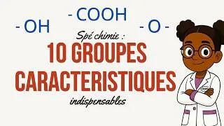 Miniature : 10 groupes caractéristiques indispensables en chimie – Terminale