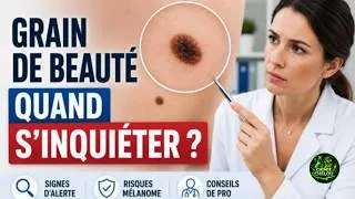 Miniature : 🔎LES GRAINS DE BEAUTÉ : QUAND FAUT-IL S'INQUIÉTER ?#GrainDeBeauté#Mélanome#CancerDeLaPeau#Santé