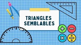 Miniature : Exercice triangle semblable