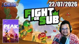 Miniature : Je stress un max pendant le Fight For Sub de @ZeratoR sur PEAK ! - [VOD] 22-07-26 - #227