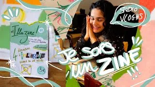 Miniature : Studio Vlog - Je crée de A à Z mon 1er Zine ! 📰 MILLUZINE