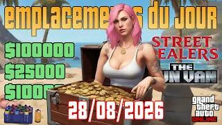 Miniature : GTA Online - Emplacement des coffres, épave, malles, dealers, caches, Gun Van, Tags (28/08/26)