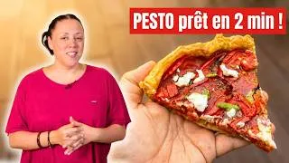 Miniature : Cette TARTE estivale va vous ÉPOUSTOUFLER ! Pesto maison en 2 min, tomates rôties & chèvre frais