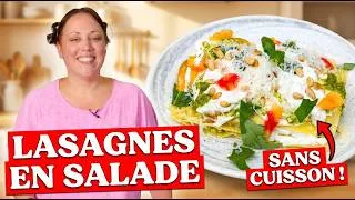 Miniature : LASAGNES EN SALADE 🥗 Recette fraîche & rapide pour l'été !