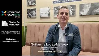 Miniature : 🎤🎬 Interview Franchise l'Atelier Papilles 2026 - Franchise Expo Paris