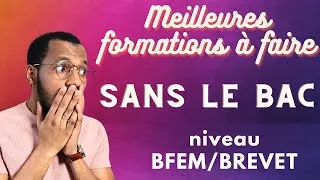 Miniature : Les formations à faire sans le BAC