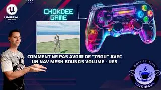 Miniature : UE 5 - Comment ne pas avoir de "trou" avec un nav mesh bounds volume