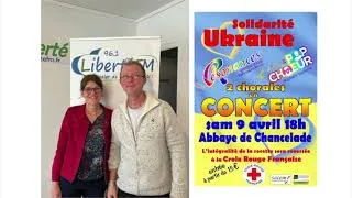 Miniature : Interview sur Radio Liberté pour le concert à Chancelade au profit des populations Ukrainiennes 🇺🇦