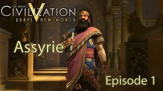 Miniature : Civilization V: BNW - Community Balance Mod - Assyrie - Episode 1 [FR]