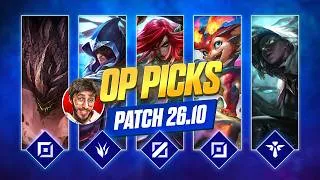 Miniature : 10 OP PICKS DU PATCH 26.10 SUR LES 5 ROLES - LEAGUE OF LEGENDS
