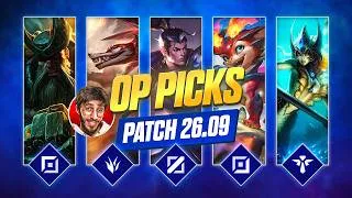Miniature : 10 OP PICKS DU PATCH 26.9 SUR LES 5 ROLES - LEAGUE OF LEGENDS