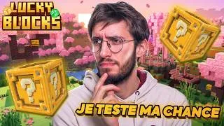Miniature : Si j'arrive à finir le jeu je joue au loto direct - Minecraft Lucky Blocks