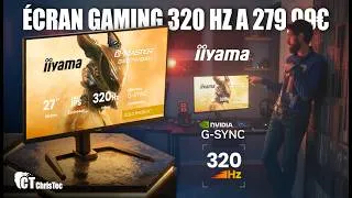 Miniature : Écran Gaming iiyama GB2791QSU-B1 320Hz à 270€ : Le MEILLEUR en 1440p ? (Test complet)