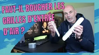 Miniature : Ne faites jamais cette erreur ! Grille aération de fenêtre VMC logement à ne jamais boucher