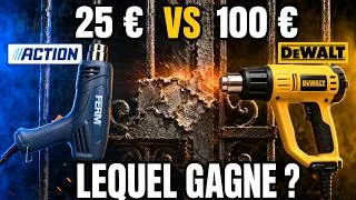 Miniature : Décapeurs thermiques, ACTION FERM VS DeWALT ! 