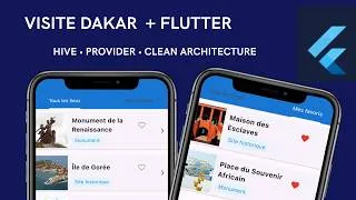 Miniature : Créer une App de Visite Dakar – Clean Architecture, Provider & Hive | Tutoriel Flutter Complet