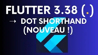 Miniature : Nouveauté Flutter 3.38 : Le Dot Shorthand — Le guide simple + exemples pratiques