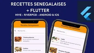 Miniature : Coder une app de recettes sénégalaises pour Android & iOS – Flutter Cours (Riverpod & Hive)