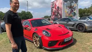 Miniature : Une autre Porsche GT3 RS Type 991 rouge jantes Or 👌
