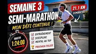 Miniature : Sèche semaine 3 : Semi-marathon sous 35°C 🥵🔥 Bilan, perte de poids et récupération